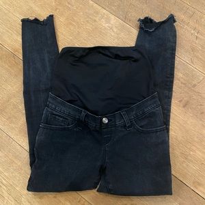 Abercrombie & Fitch Black Maternity Jeans Size 26/2